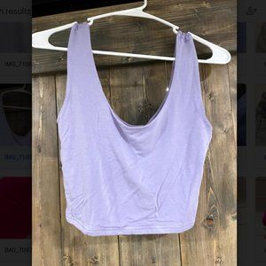 Lavendar Cropped Pacsun Top